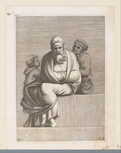Two men and a child