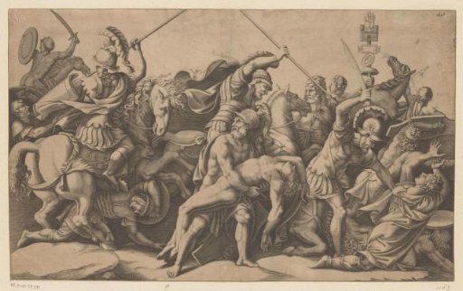 Menelaus with the body of Patroclus