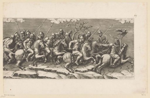 Procession of Armed Horsemen (Right Part)