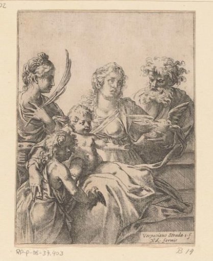 Holy Family with John the Baptist and St. Lucia