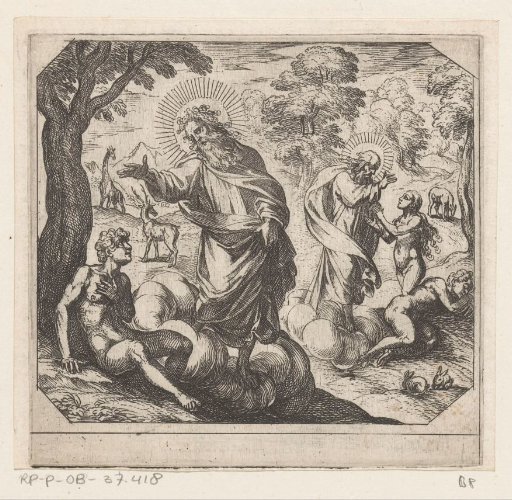 The creation of Adam and Eve