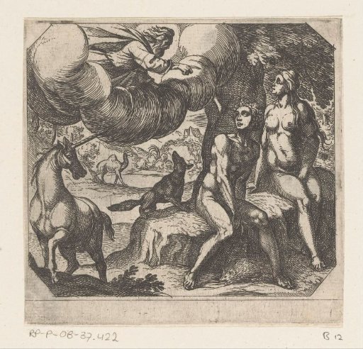 God reproaches Adam and Eve for their disobedience