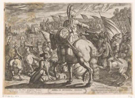 Moses Orders the Israelites to Attack the Ethiopians