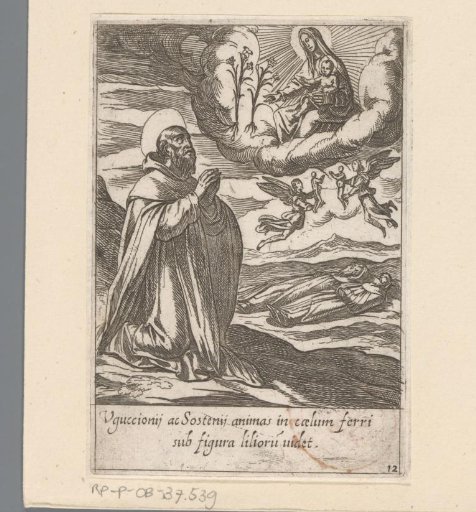 Saint Philip prays for the souls of two brothers