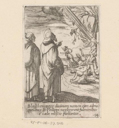 Godslasteraars door bliksem getroffen