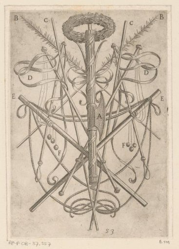 Ornament with Torture Instruments