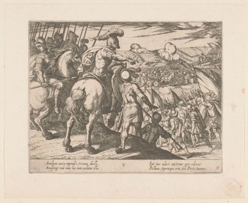 Alexander the Great Leads a Battle