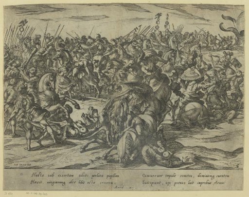 The Death of Camillus in the Battle between Greeks and Romans