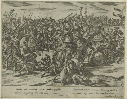 The Death of Camillus in the Battle between Greeks and Romans