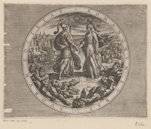 Rome and Batavia Shake Hands