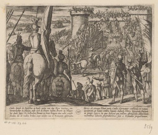 Julius Civilis Uses Movable Wooden Bridges to Attack a Fort