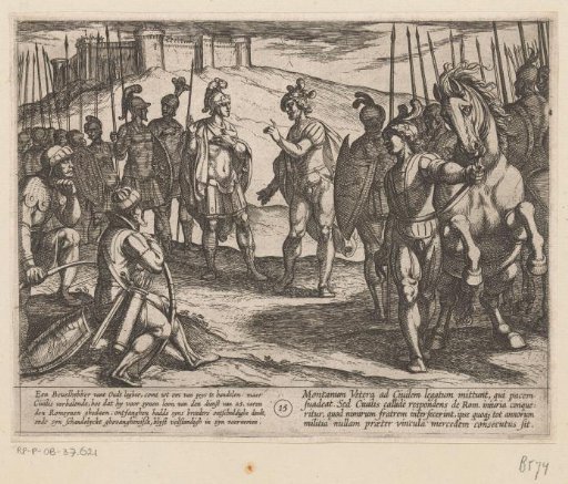 Julius Civilis Negotiates with a Roman Commander