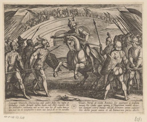 Julius Civilis Separates the German and Dutch Troops