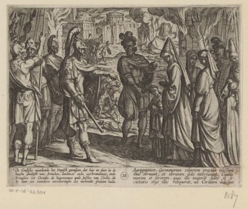 Cologne Troops Bring Civilis' Wife and Sister to Cerialis