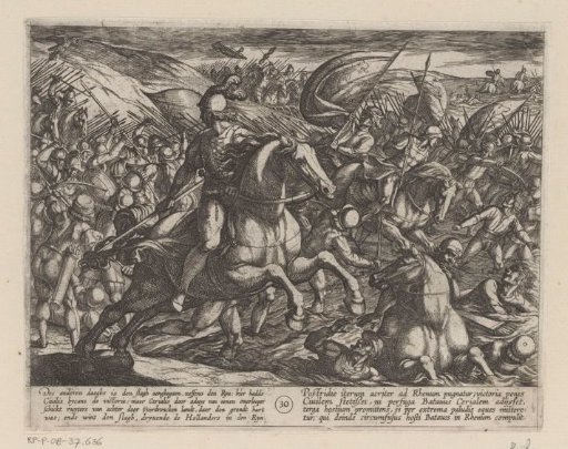 Cerialis Drives the Dutch into the Rhine