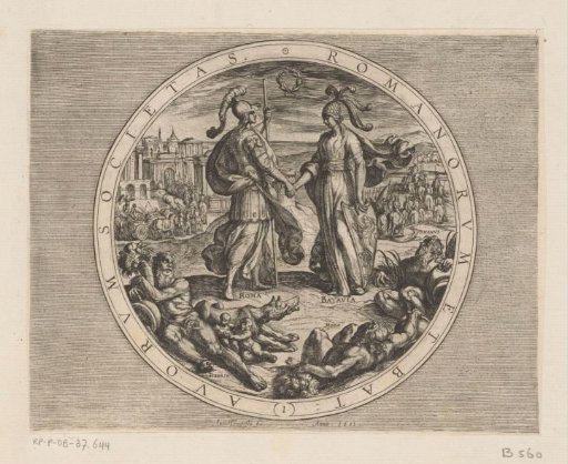 Rome and Batavia shake hands