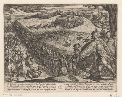Romans defeated at the Rhine