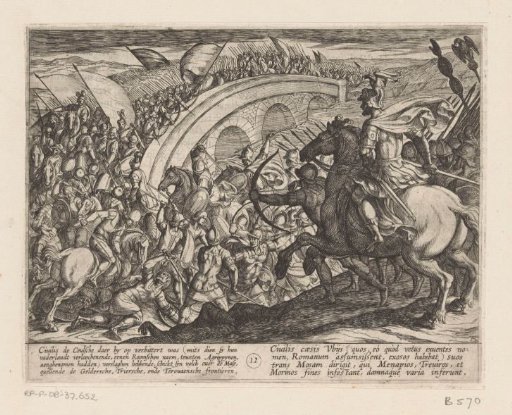 Troops of Julius Civilis cross the Meuse