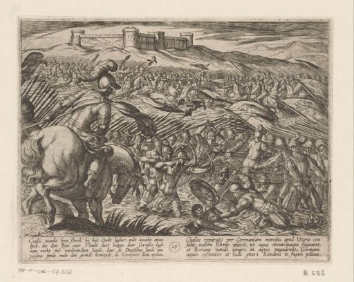 Julius Civilis floods the land using dikes