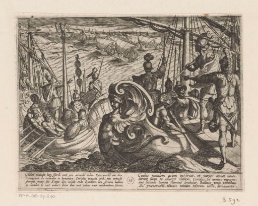 Dutch and Roman ships on the Rhine