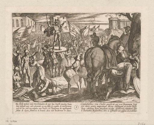 Brinno Chosen as Leader of the North Hollanders and Raised on a Shield, 69-70