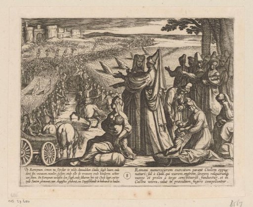 Women and Children Watch as Civilis Fights the Romans at Xanten, 69-70