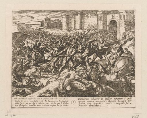Germans Come to Help Civilis Defeat the Romans at Bonn, 69-70