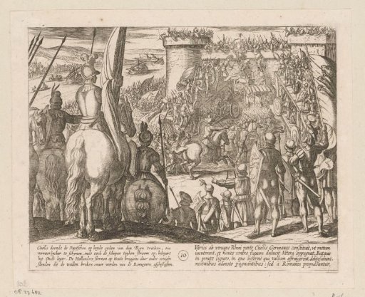 Civilis Uses Portable Wooden Bridges in the Attack on a Fortress, 69-70