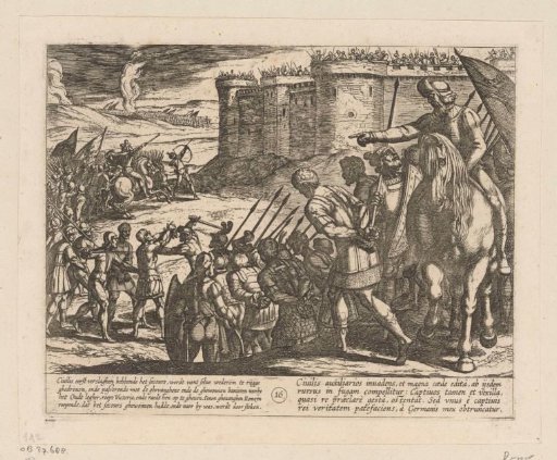 Roman Prisoners Led Past the Fortress, 69-70