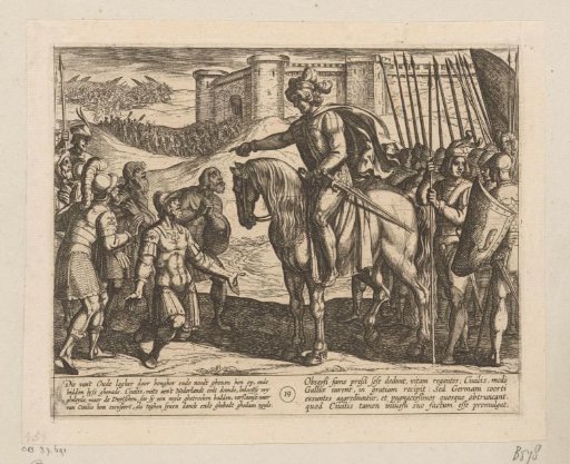 Exhausted Roman Soldiers Beg Civilis for Mercy, 69-70