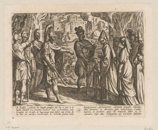 Woman and sister of Civilis brought before Cerialis, 69-70