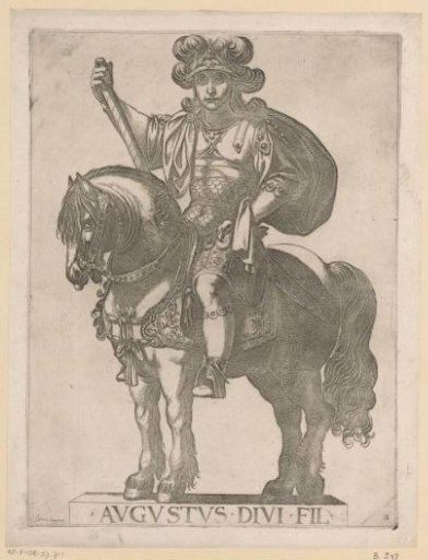 Emperor Augustus on horseback