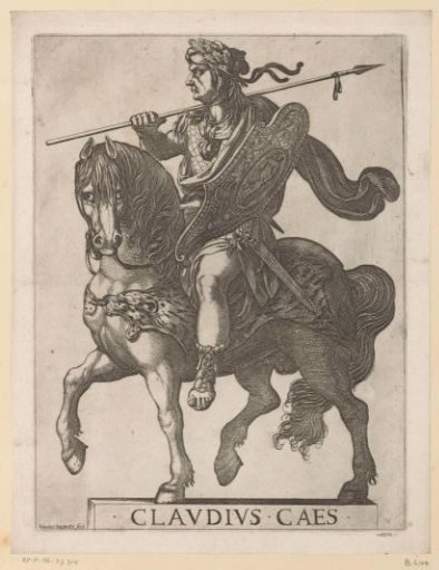 Emperor Claudius I on horseback