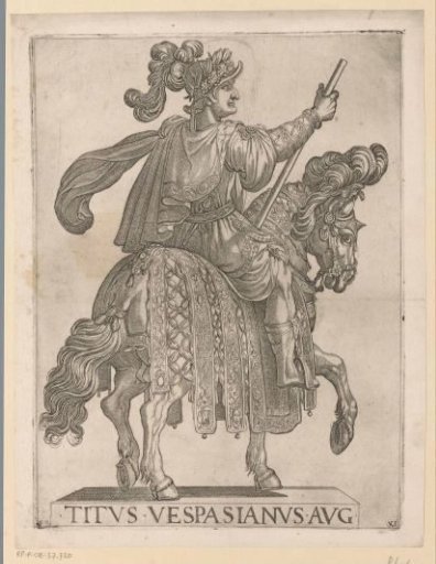 Emperor Titus on horseback