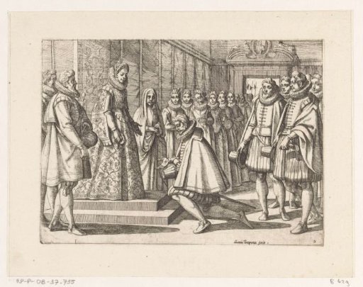 The Ambassadors of Philip II of Spain before Margaret of Austria