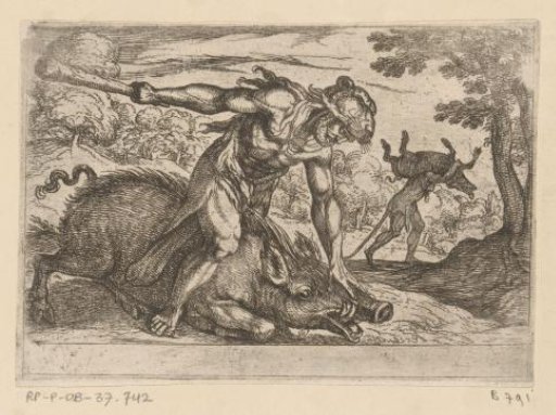 Hercules and the Boar of Erymanthus