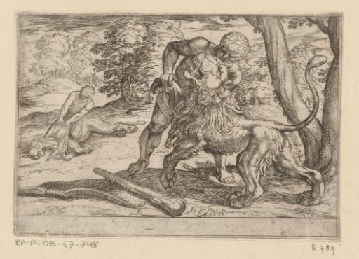 Hercules and the Nemean Lion
