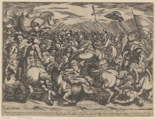 Battle between the Greeks and the Amazons