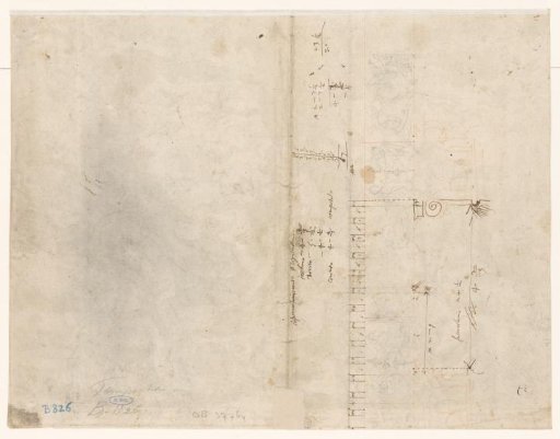 Sketch for an architectural frieze