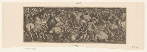 A tangle of fighting mounted soldiers