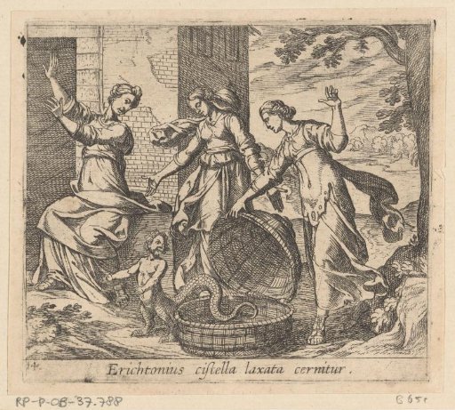 Erichthonius Released from His Basket