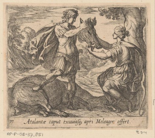 Meleager Presents Atalanta with the Boar's Head
