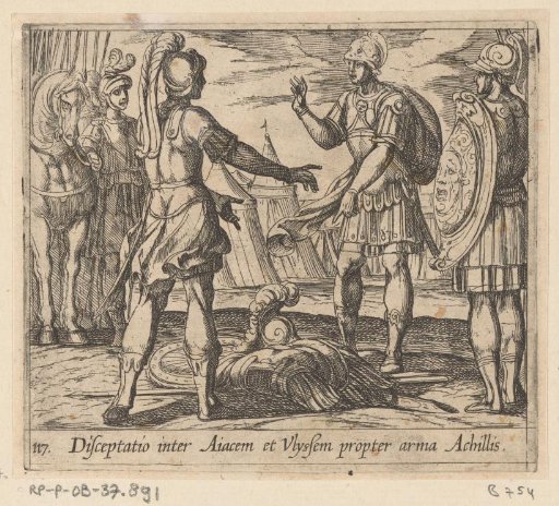 Ajax and Odysseus Quarrelling Over the Arms of Achilles