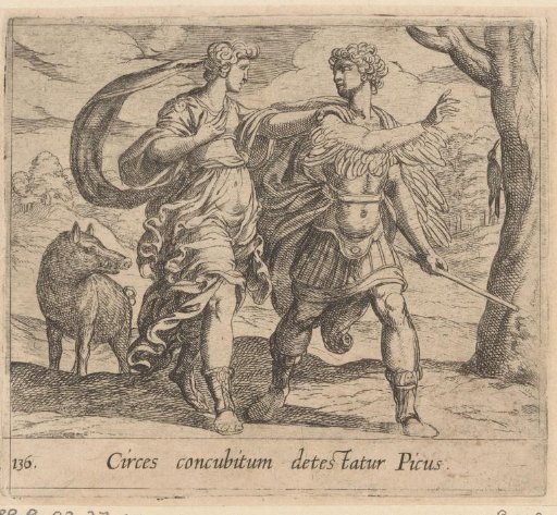 Circe Transforms Picus into a Bird