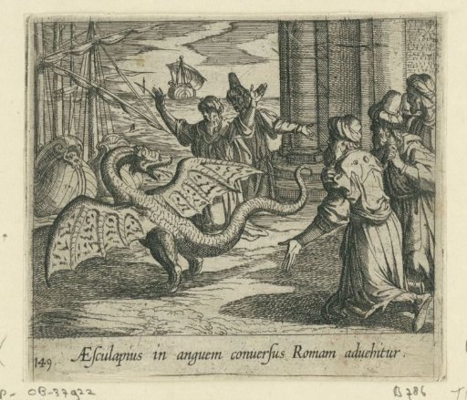 Aesculapius as a Dragon among the Romans