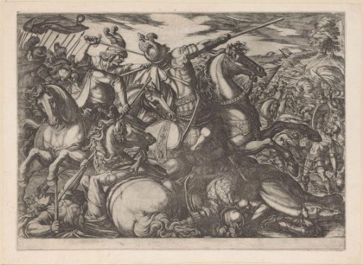 Cavalry Fight in Close Combat