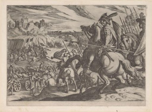 An Army Attacks Across a Bridge