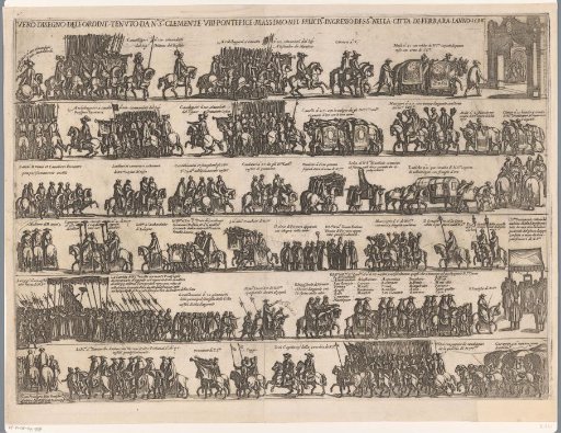 Procession at the Entry of Pope Clement VIII into Ferrara