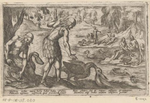 Hunters Using Pelicans to Catch Fish