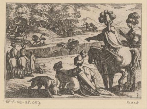 Hunting of ostriches